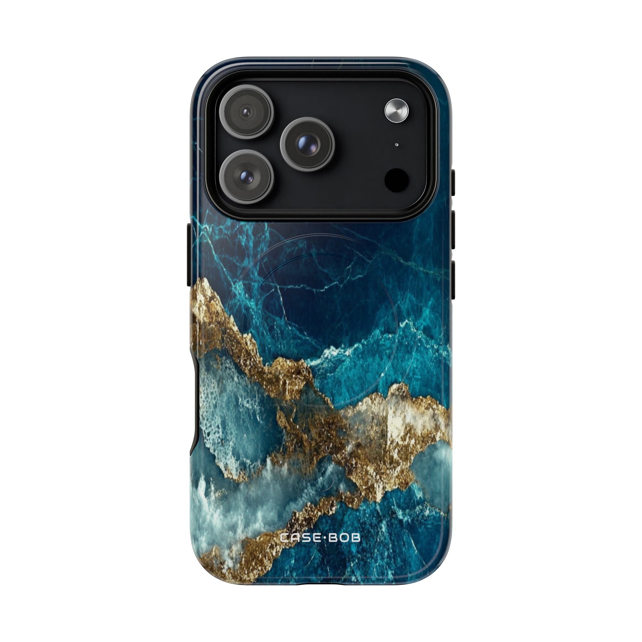 Jagged Gold Split iPhone 17 Pro Case - Tough+ - CASE•BOB