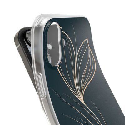Teal Lite Phone Case for iPhone - Sandstone Silk Flora