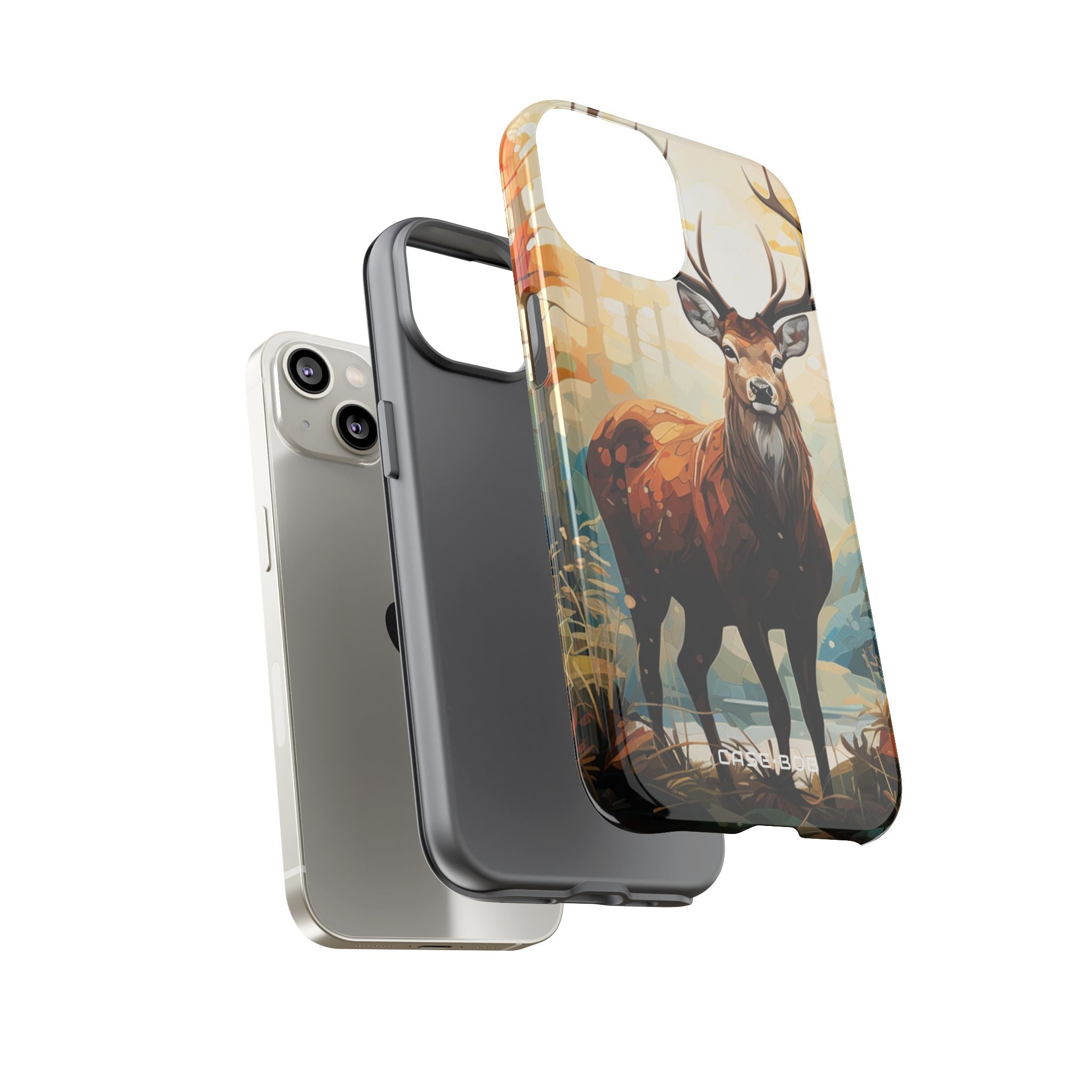 Glowing Stag iPhone 14 Case - Tough - CASE•BOB