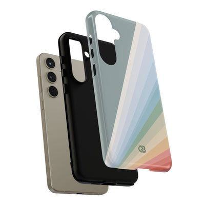 Green Tough Phone Case for Samsung - Sage Prism Beam