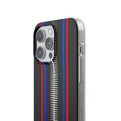 Electric Pulse Grid · Soft Phone Case for iPhone
