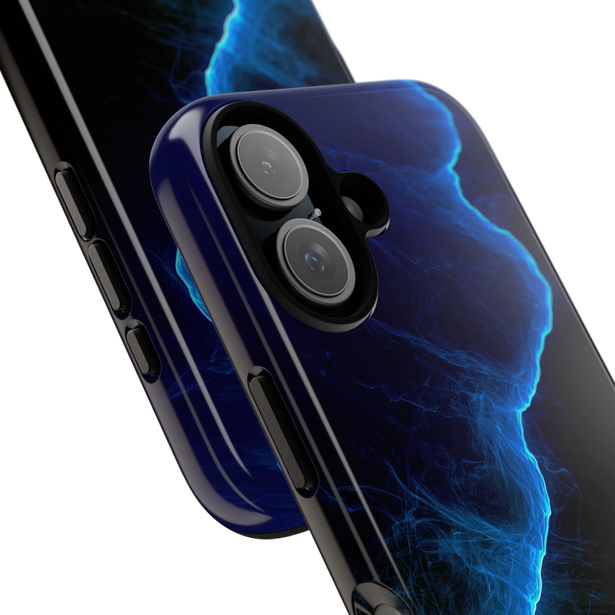 Electric Azure Drift · Tough Phone Case for iPhone · Blue