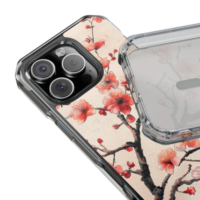 Crimson Silk Flora · Impact Handyhülle für iPhone · Magsafe
