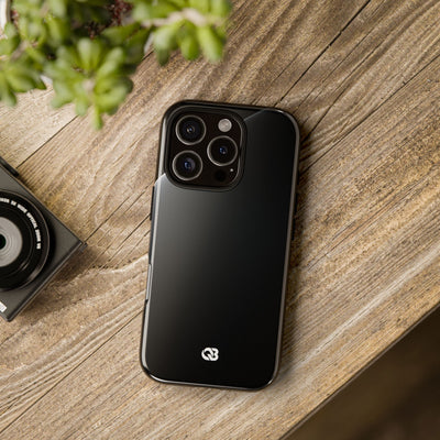 Black Tough Phone Case for iPhone - Obsidian Lunar Arch