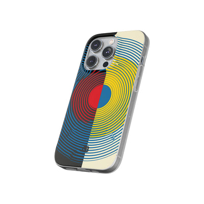 Blue Lite Phone Case for iPhone - Primary Circuit Orbit