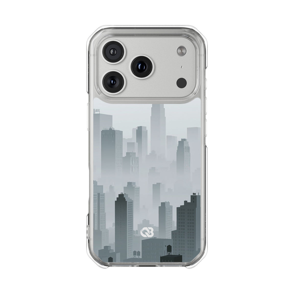 Metropolitan Horizon · Clear Impact Magnetic Phone Case for iPhone ·  Grey