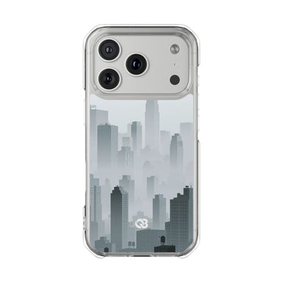 Metropolitan Horizon · Clear Impact Magnetic Phone Case for iPhone ·  Grey