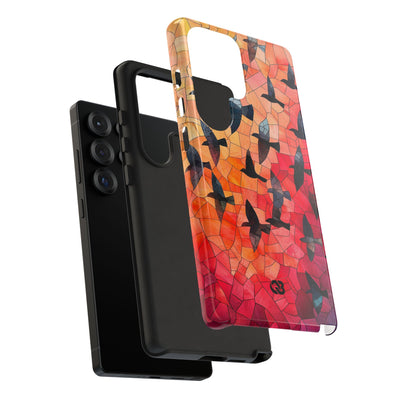 Ember Mosaic Wings · Tough Phone Case for Samsung