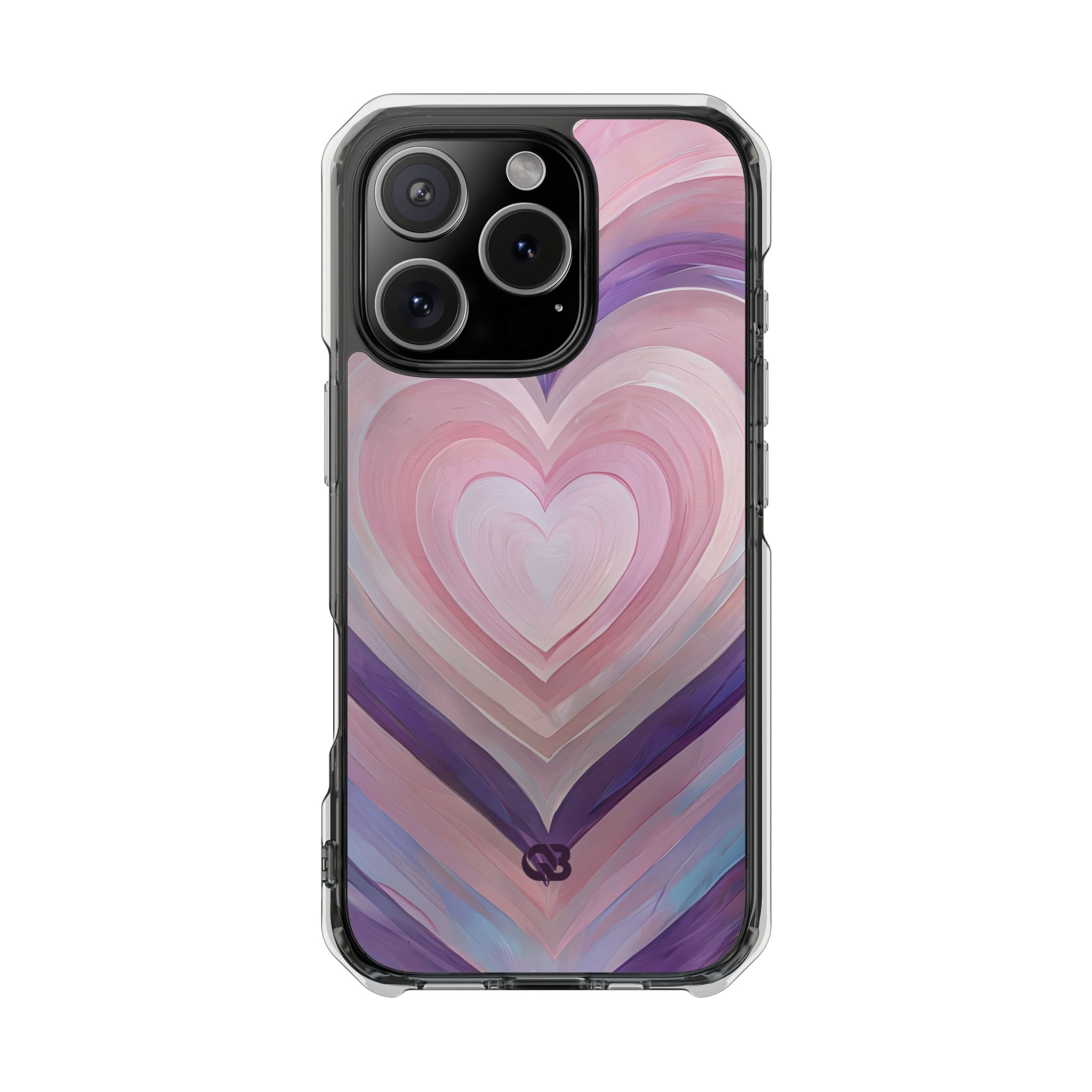 Lavender Pulse Hearts · Impact Magsafe