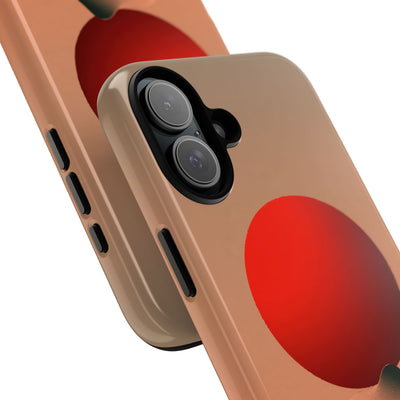 Crimson Sol Ridge · Tough Phone Case for iPhone · Red