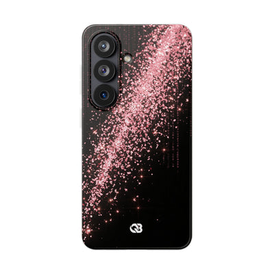 Rose Digital Cascade · Lite Phone Case for Samsung · Pink