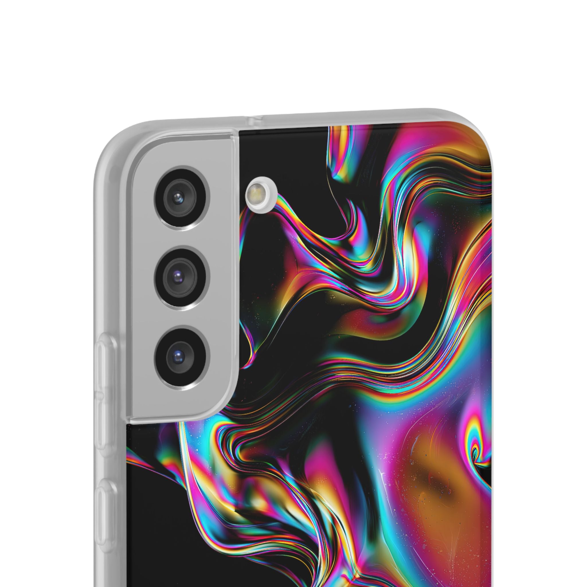Purple Lite Phone Case for Samsung - Liquid Neon Chrome