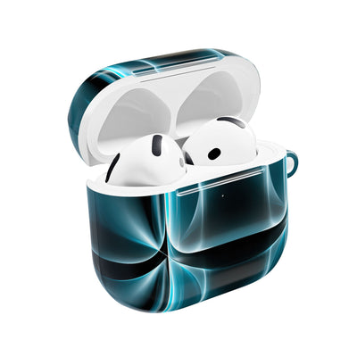 Cyan Core Matrix · Hard Case for AirPods & AirPods Pro · Blue