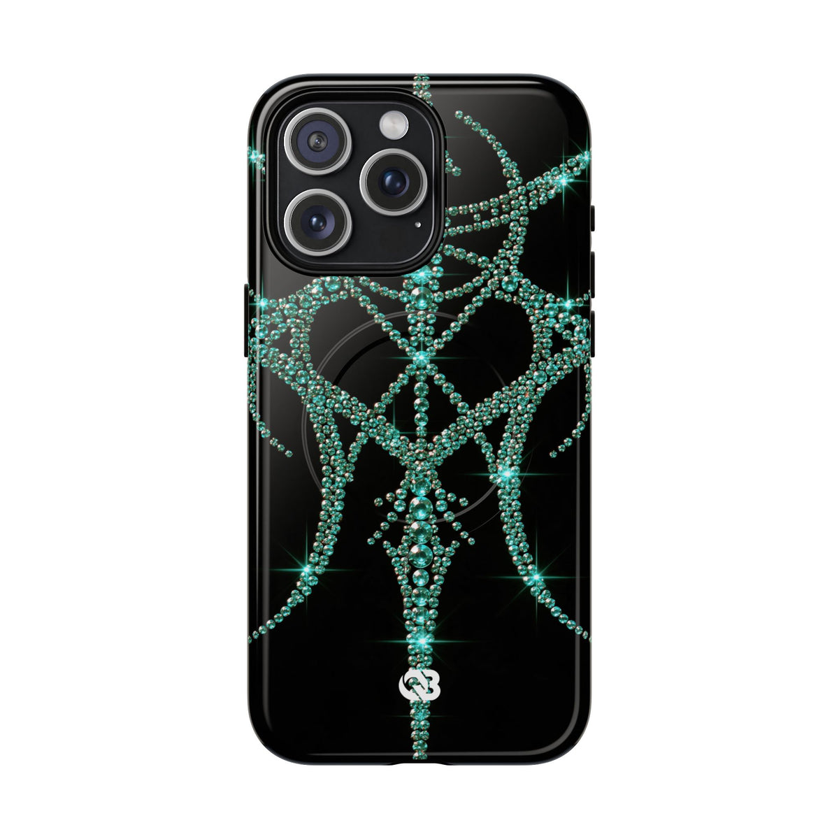 Teal Cyber Sigil · Tough 2.0 Magnetic Phone Case for iPhone · Teal