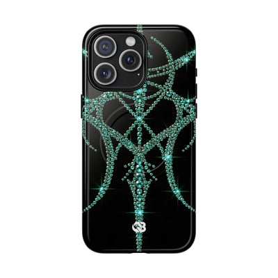 Teal Cyber Sigil · Tough 2.0 Magnetic Phone Case for iPhone · Teal