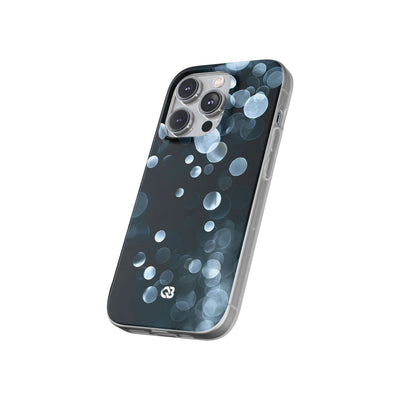 Black Lite Phone Case for iPhone - Silver Orbit Glow