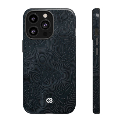 Obsidian Elevation · Tough Phone Case for iPhone · Black