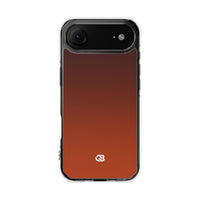 Orange Impact MagSafe Phone Case for iPhone - Obsidian Ember Fade