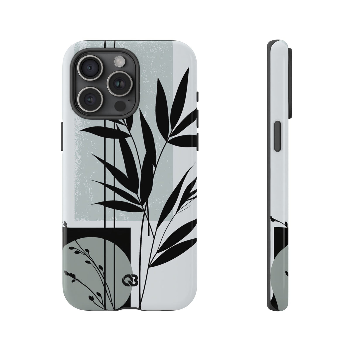Zen Bamboo Silhouette · Tough Phone Case for iPhone · Green