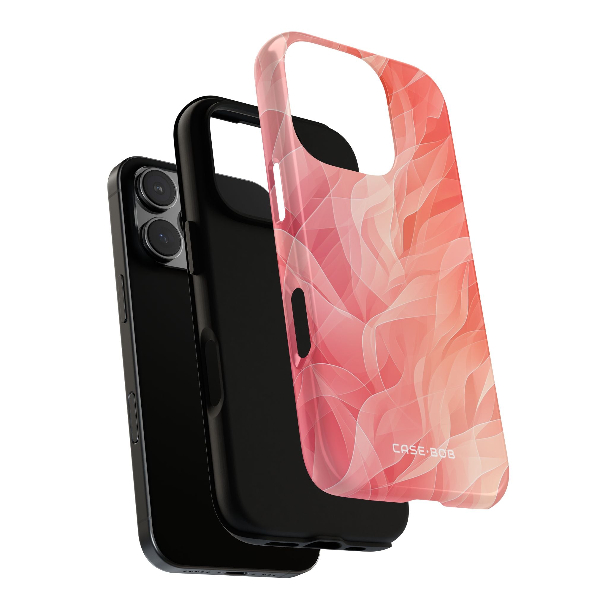 Coral Cascade iPhone 16 Pro Case - Tough