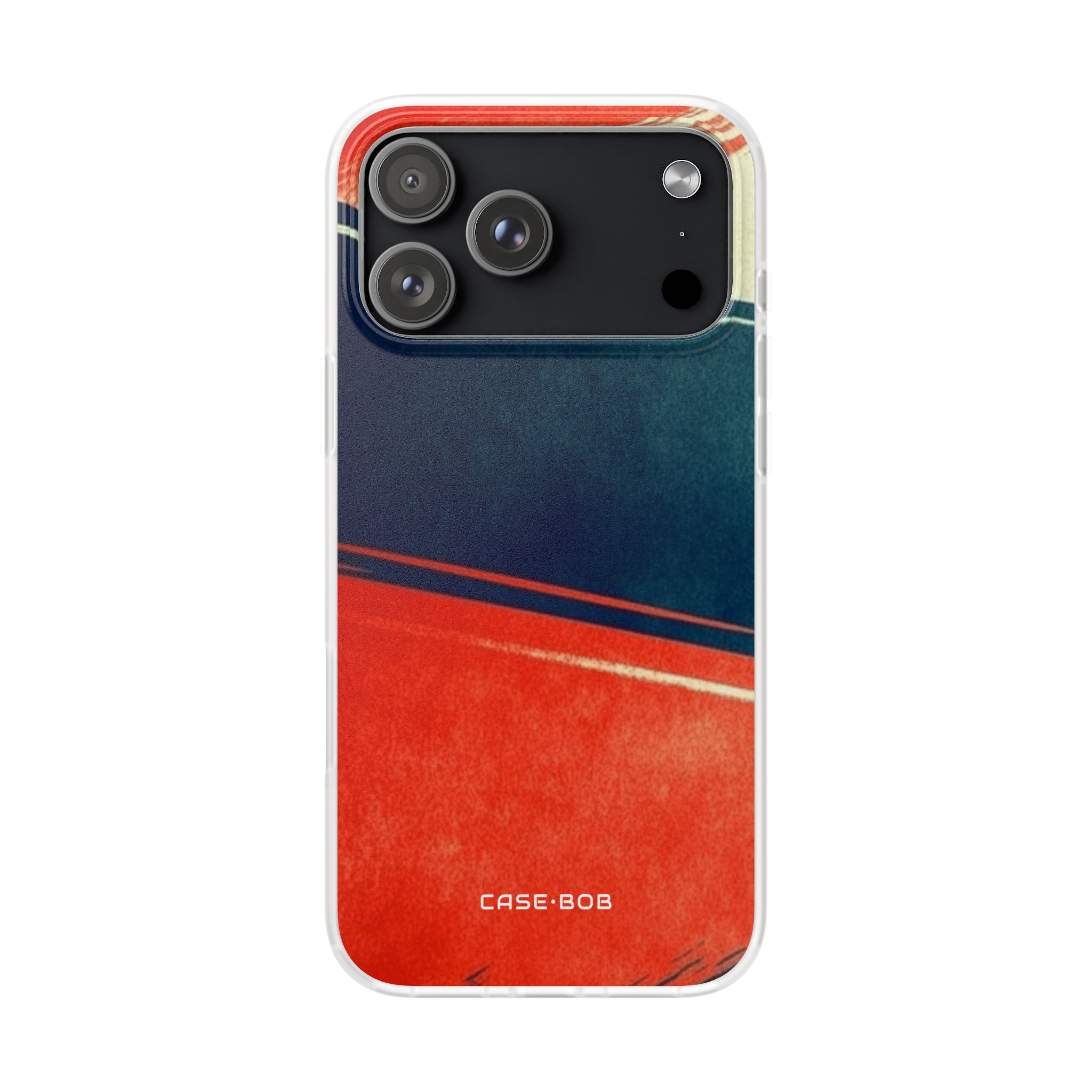 Blue Diagonal Motion iPhone 17 Pro MaxCase - Soft - CASE•BOB