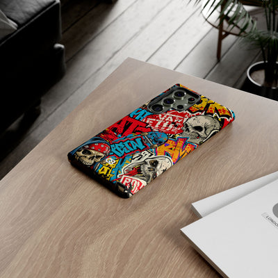 Skate Skull Riot · Tough Phone Case for Samsung · Red