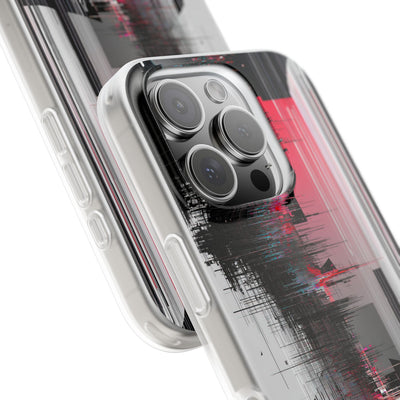 Black Lite Phone Case for iPhone - Crimson Data Leak