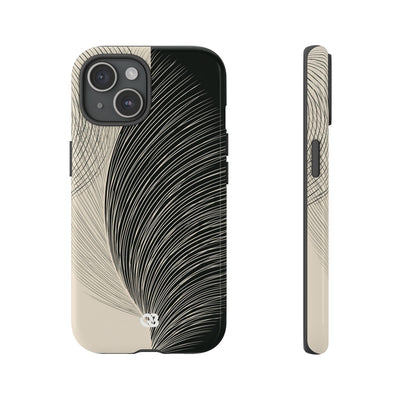Minimal Frond Study · Tough Phone Case for iPhone · Black