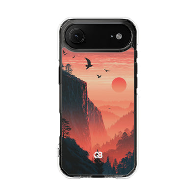 Orange Impact MagSafe Phone Case for iPhone - Crimson Ridge Flight