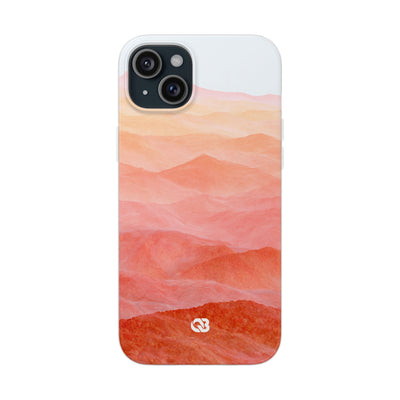Alpenglow Ridge Vista · Lite Phone Case for iPhone ·  Orange
