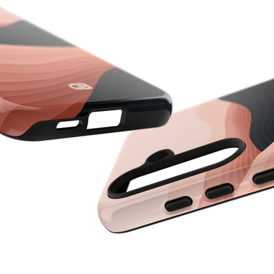 Pink Tough Phone Case for Samsung - Dune Shadow Layers