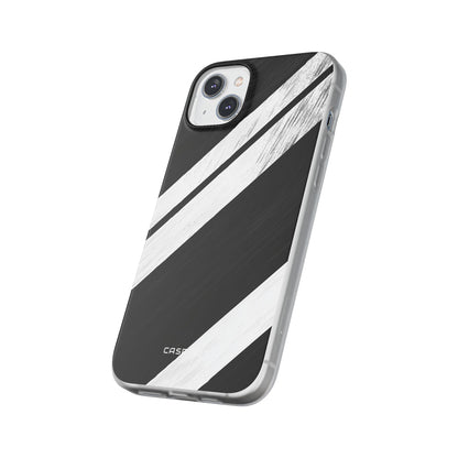 Distressed Stripe Motion iPhone 14 Plus Case - Soft