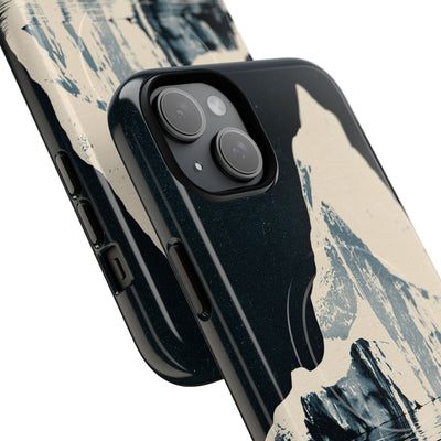 Blue Tough 2.0 Magsafe Phone Case for iPhone - Frozen Navy Monolith