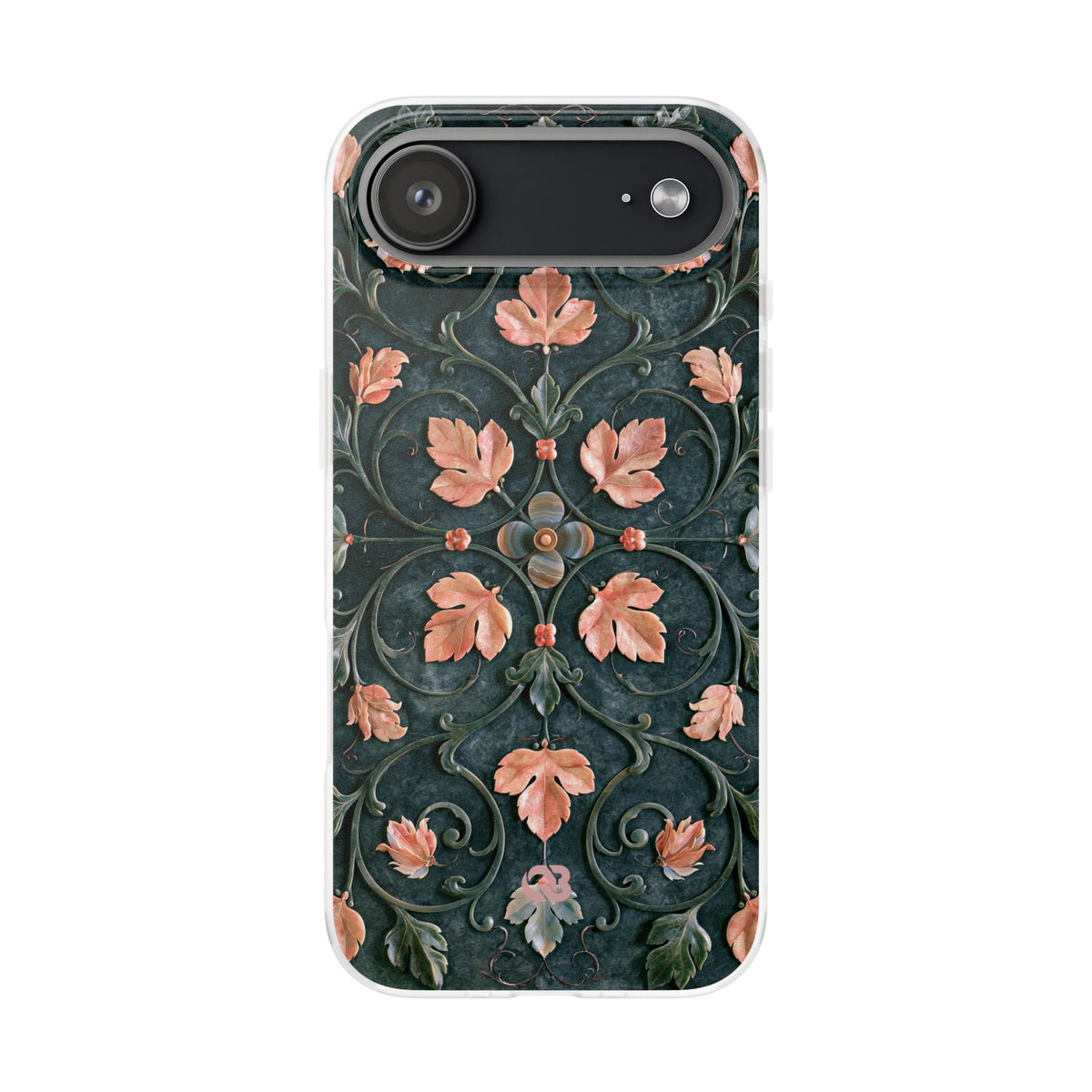 Florentine Rose Arabesque · Lite Phone Case for iPhone ·  Green