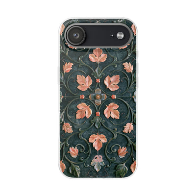 Florentine Rose Arabesque · Lite Phone Case for iPhone ·  Green