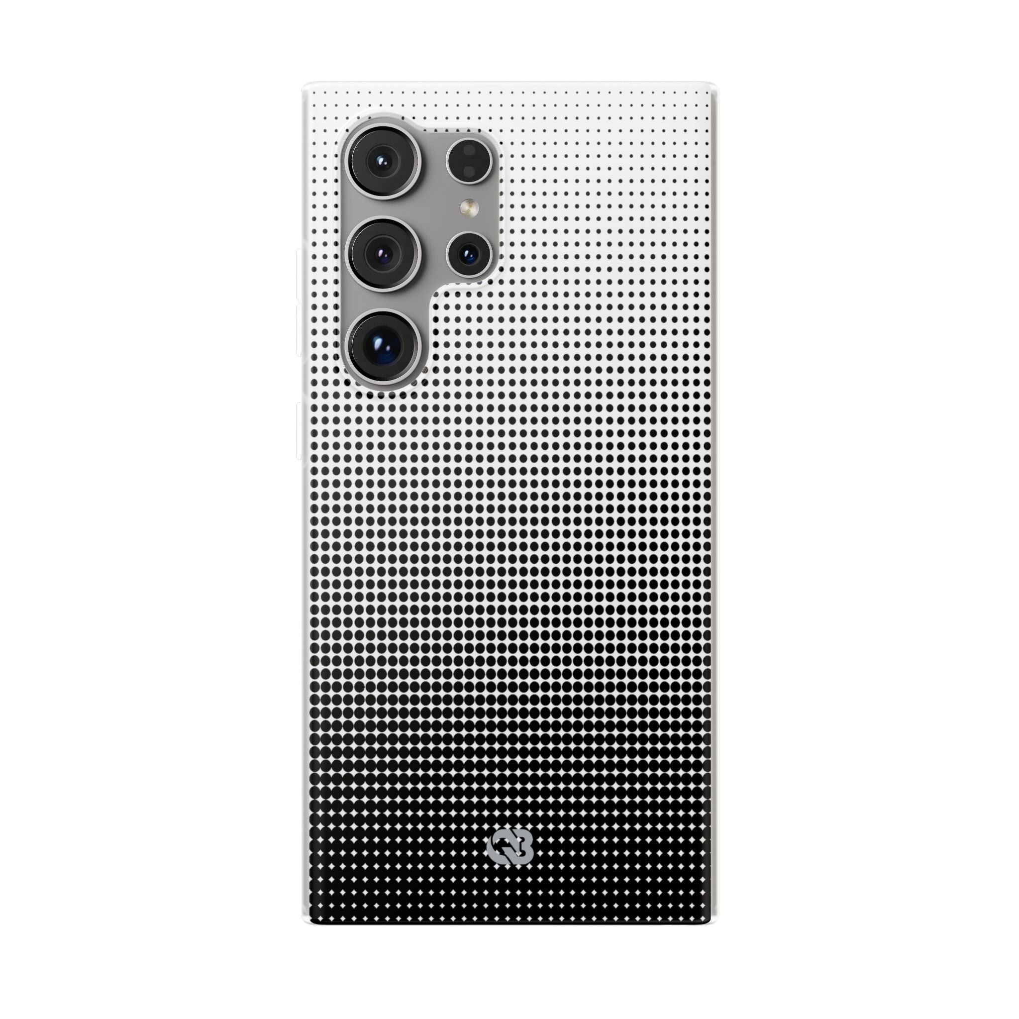Black Lite Phone Case for Samsung - Obsidian Halftone Flux