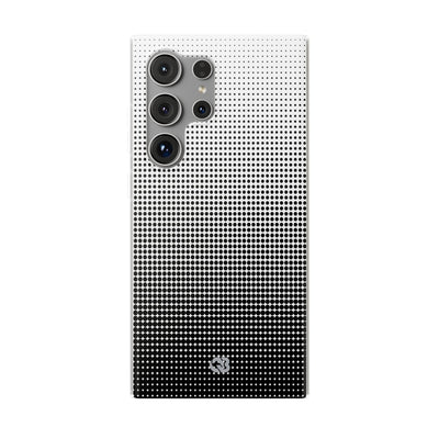 Black Lite Phone Case for Samsung - Obsidian Halftone Flux