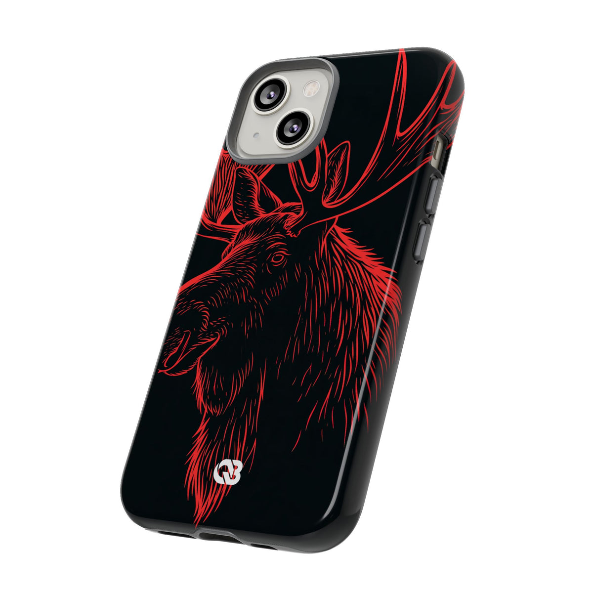 Nordic Elk · Tough Phone Case for iPhone · Black