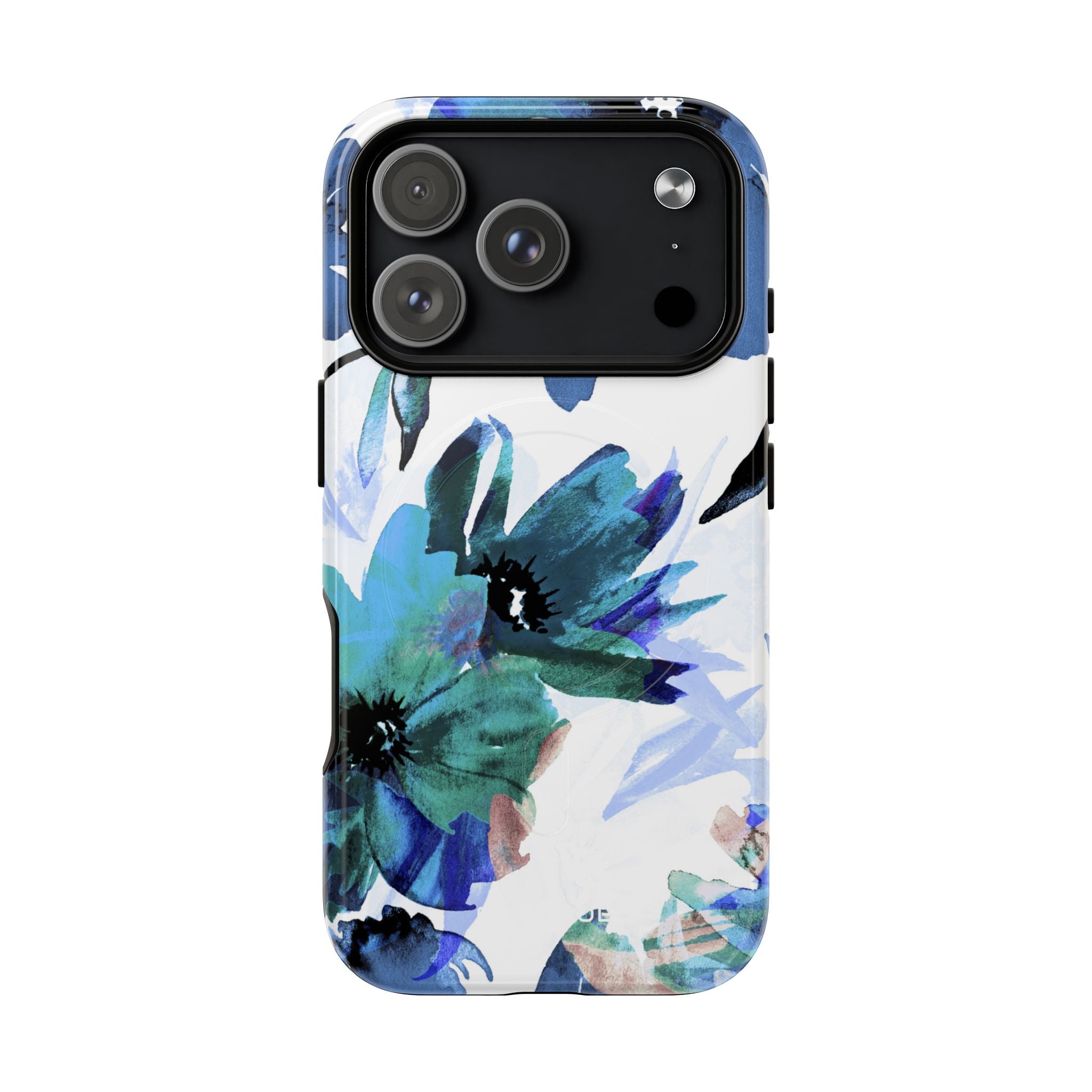 Blue Blossom Radiance iPhone 17 Pro Case - Tough+ - CASE•BOB