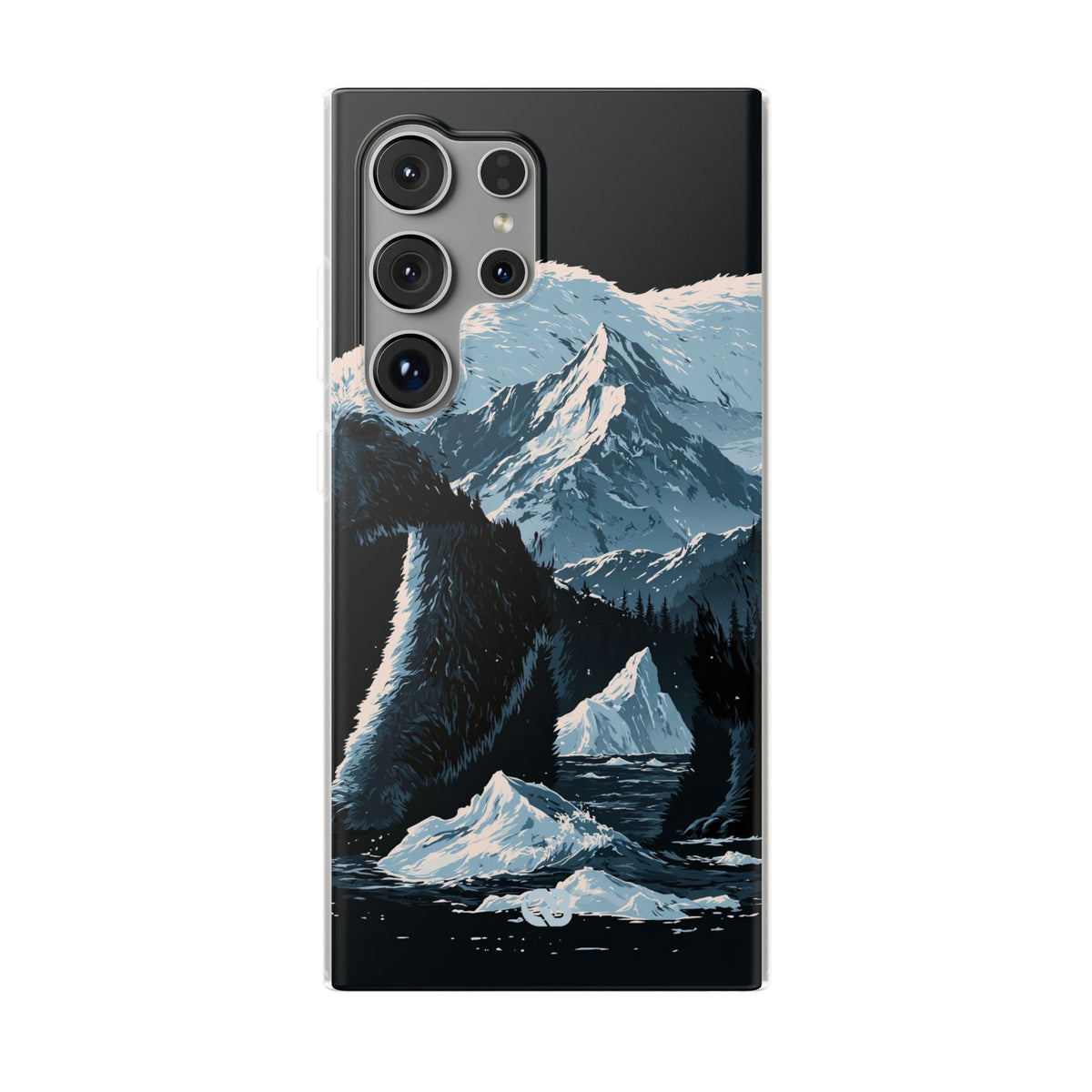 Nordic Arctic Bear · Lite Phone Case for Samsung · Black