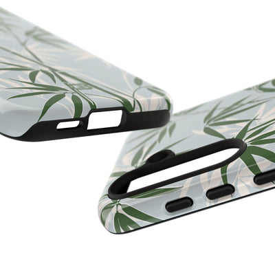 Green Tough Phone Case for Samsung - Kyoto Bamboo Canopy