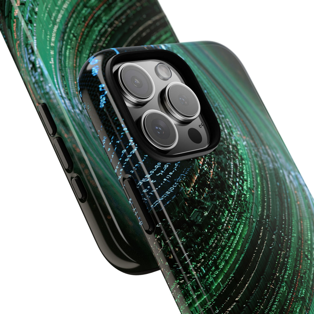 Orbital Data Stream · Tough Phone Case for iPhone · Green