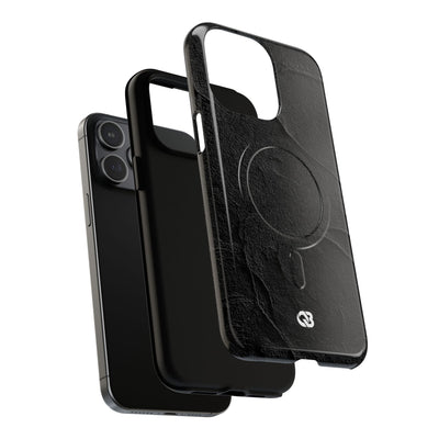 Obsidian Stucco Relief · Tough 2.0 Magnetic Phone Case for iPhone · Black