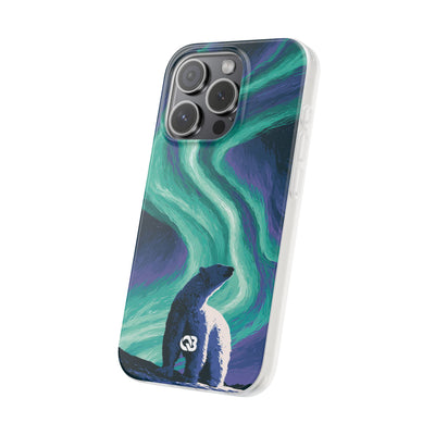 Arctic Aurora Bear · Lite Phone Case for iPhone ·  Teal