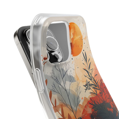 Orange Solstice iPhone 16 Pro Max Case - Soft