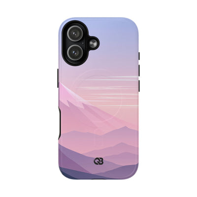 Alpine Twilight · Tough 2.0 Magnetic Phone Case for iPhone · Pink
