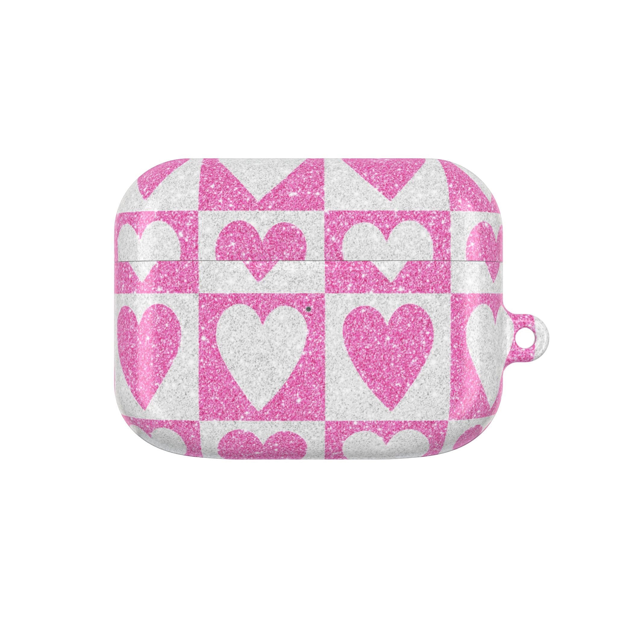 Glitter Heartgrid - AirPods Case
