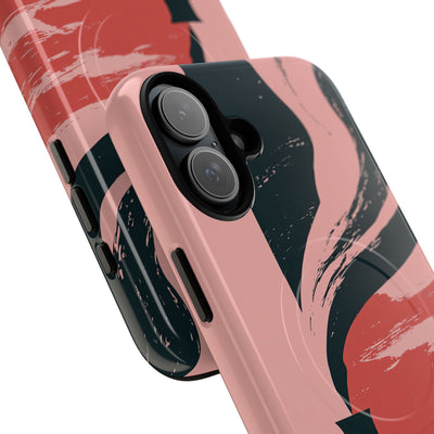 Pink Tough 2.0 Magsafe Phone Case for iPhone - Cinder Rose Plume