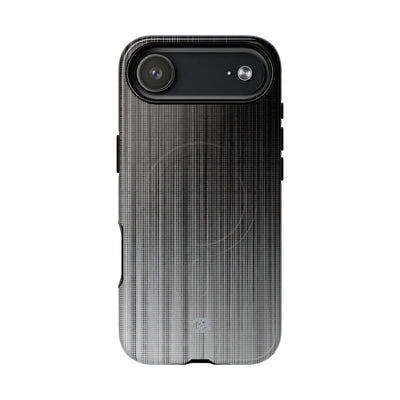 Grey Tough 2.0 Magsafe Phone Case for iPhone - Static Vertical Dither