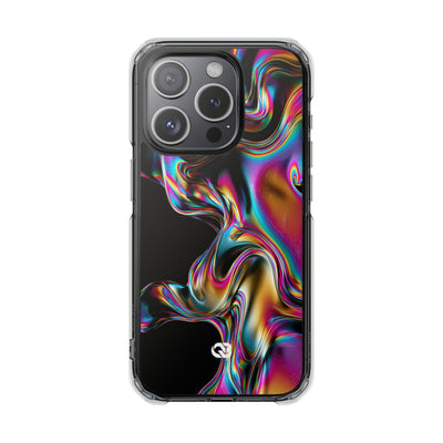 Purple Impact MagSafe Phone Case for iPhone - Liquid Neon Chrome
